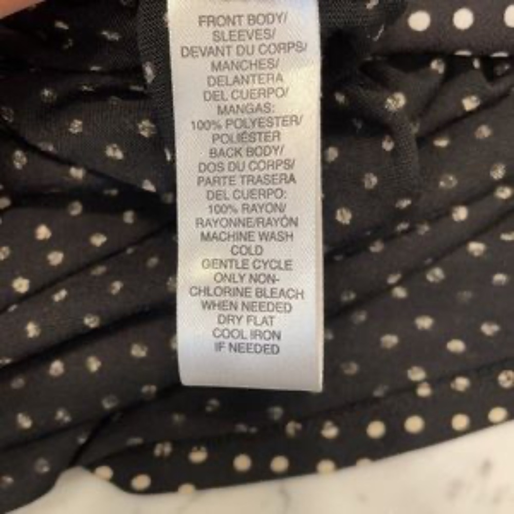 Loft Back And White Polka Dot Patterned Balloon S… - image 8